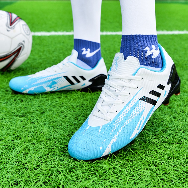 Giày bóng đá chất lượng cao X19.1 FG Giày đá bóng cổ thấp Giày bóng đá thanh niên Size:35-45