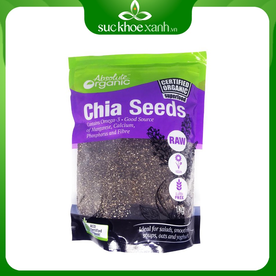 Hạt chia hữu cơ Úc 1kg giúp giảm cân và ngăn ngừa tiểu đường hiệu quả