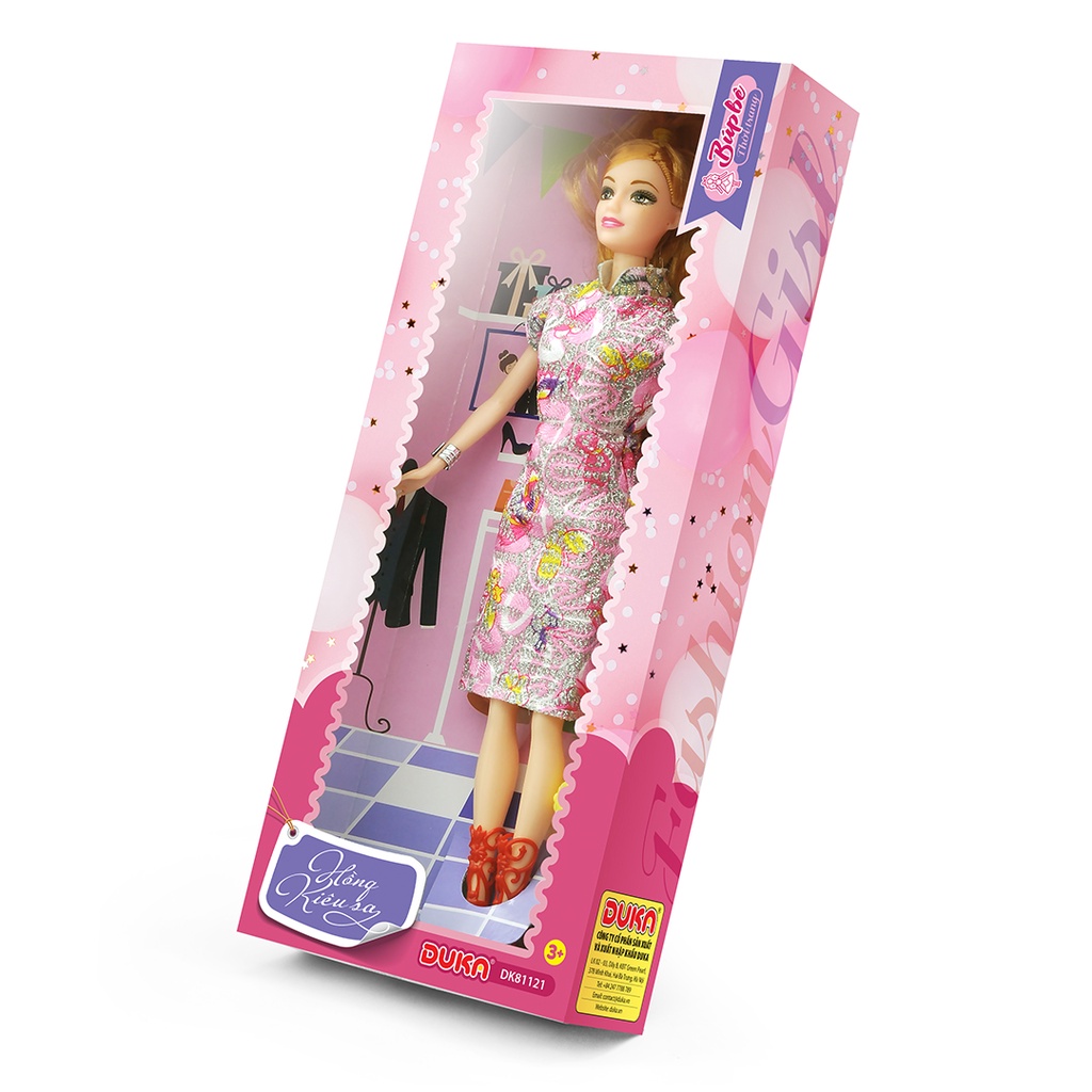 Búp Bê Thời Trang - Hồng Kiêu Sa DK81121 - Duka