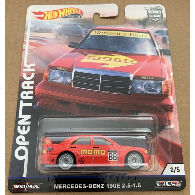 Xe Hot Wheels Premium Mercedes Benz 190E 2.5-1.6