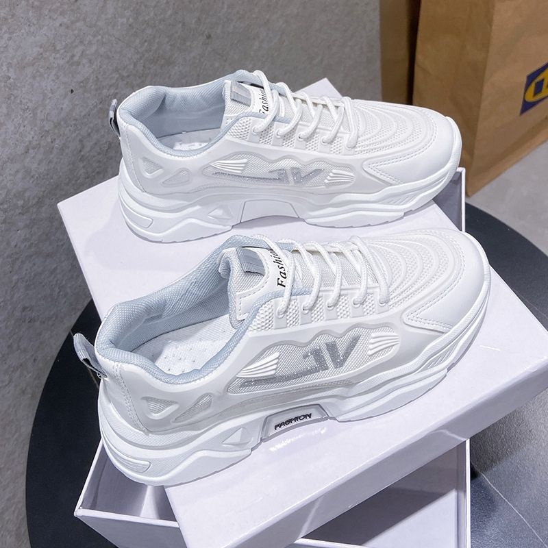 Giày Nữ GN50 Giày Thể Thao Sneakers Giày Độn Đế Nữ 3-4Cm Hottrend Dành Cho Bạn Trẻ Năng Động Cá Tính Và Tăng Chiều Cao