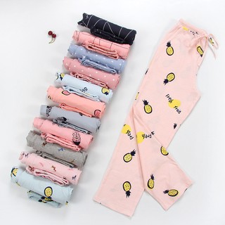 Quần dài cotton mặc nhà cao cấp có size
