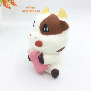 SquiShy bò ôm bình sữa | Squishyvui