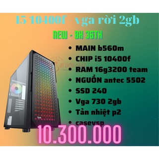 CẤU HÌNH I5 10400F VGA RỜI 2GB