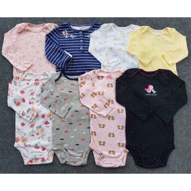 GIÁ LẺ BẰNG GIÁ SỈ - SET 5 BODY TAY DÀI CARTER