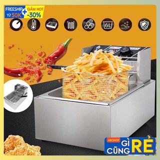 Bếp chiên nhúng điện đơn 6L siêu bền chính hãng Sunny