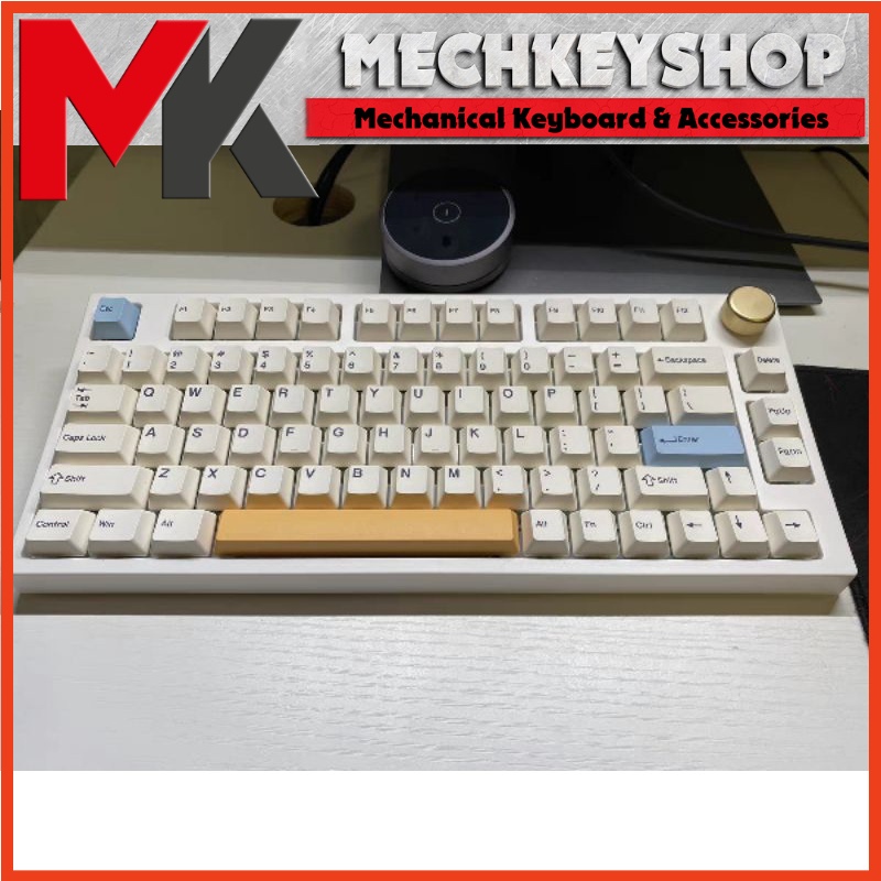 Bàn phím cơ Keydous NJ80 switch xuôi, RGB, kết nối 3 chế độ