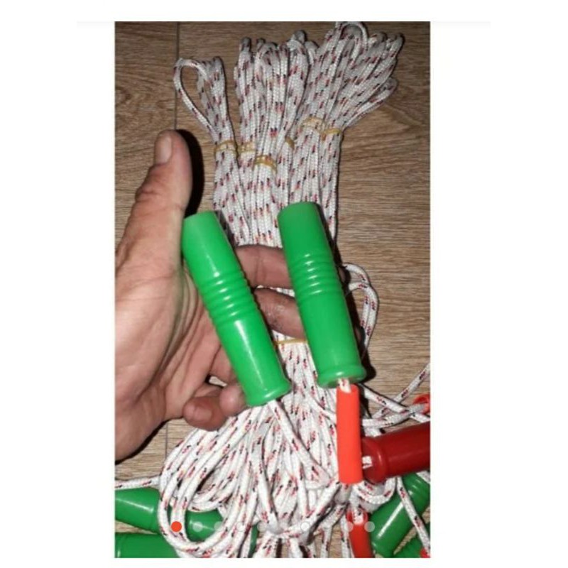 Dây nhảy học thể dục cho học sinh cán cầm gỗ giá rẻ có sẵn