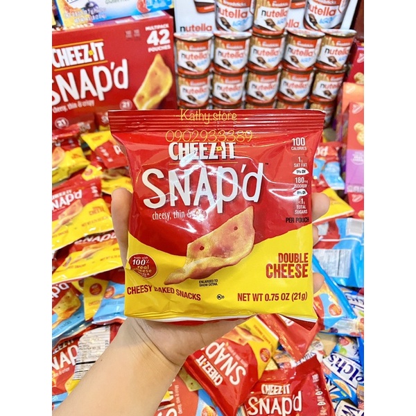 🧀 Snack phô mai Cheez-it Snap's gói 21g
