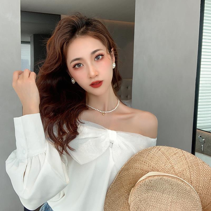 Dây Chuyền Ngọc Trai Phong Cách Cổ Điển Sang Trọng Thời Trang Cho Nữ