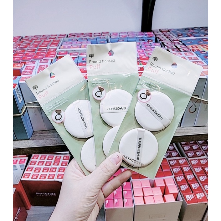 Bông Phấn, Bông Nền, Bông Nở Rửa Mặt, The Face Shop
