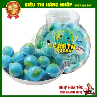 [Hộp 50 cái] Kẹo dẻo trái đất Earth Sugar HongKong