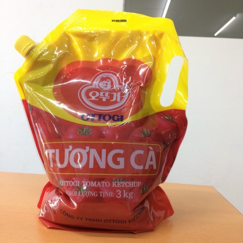 Sốt tương cà Ottogi 3kg gói size lớn cho nhà hàng
