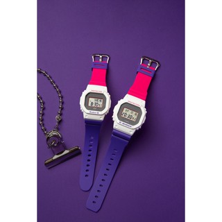 Đồng Hồ đôi Casio G-Shock DW-5600THB-7DR và G-BABY BGD-560THB-7DR - Chống Nước 200m - bảo hành 12 tháng