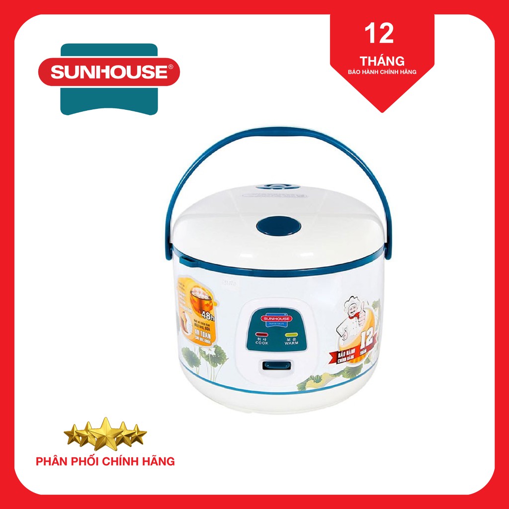 Nồi cơm điện 1.2L SUNHOUSE SHD8218 | BigBuy360 - bigbuy360.vn