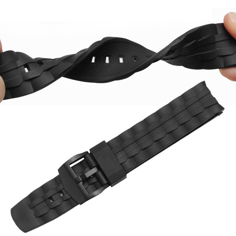（Bolanxun） Thích ứng với dây đeo silicon dòng edifice Dây đeo đồng hồ cao su phiên bản giới hạn của Casio EF 550D racing