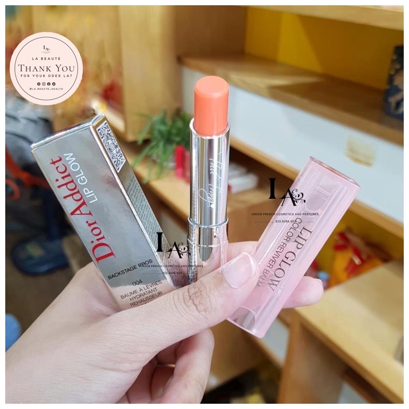 Set son dưỡng dior lip grow sẵn màu 001, 004 ( 3,5g) | BigBuy360 - bigbuy360.vn