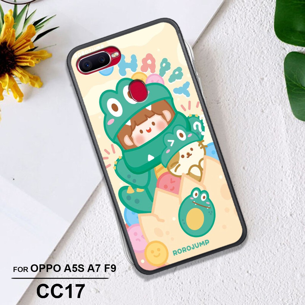 💗 Ốp OPPO A5s / A7 / F9 / A12 💗 Ốp lưng điện thoại Oppo  mẫu joro jump và bò sữa cute 💗