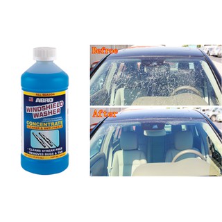 Dung dịch pha rửa kính đậm đặc 1:8 đến 1:10 ABRO WINDSHIELD 473ml
