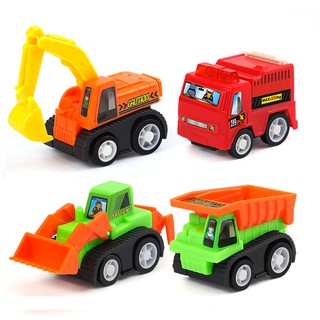 Đồ chơi mô hình xe máy xúc cho bé kéo thả quán tính chất liệu nhựa bền đẹp XMH09