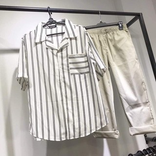Quần baggy kem kaki - Basic pants unisex