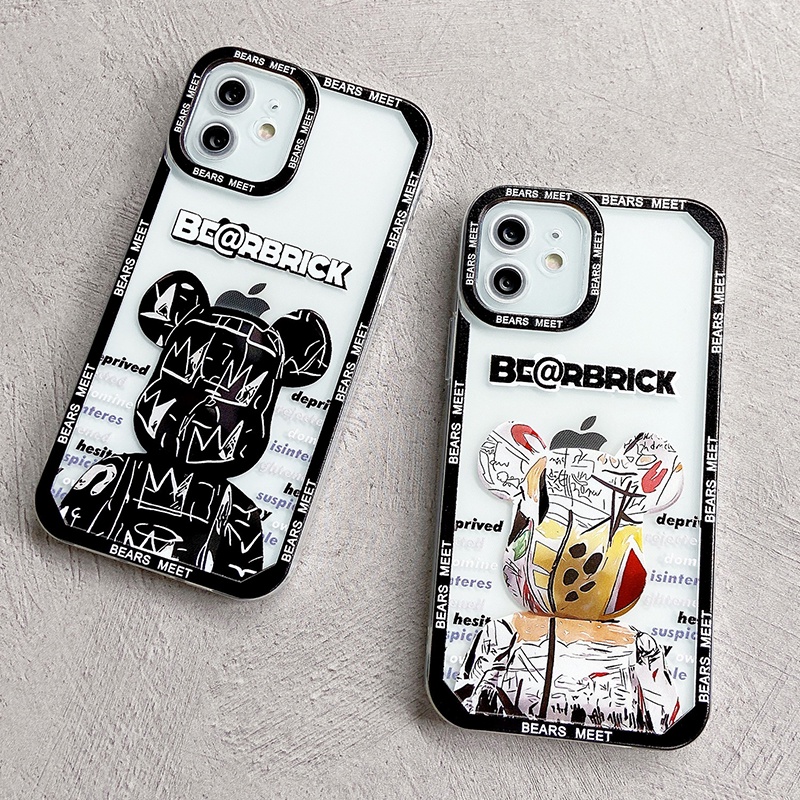 Ốp điện thoại in hình gấu violent dễ thương thời trang cho IPhone 13 Pro Max Case/ 12/ 11/ XS/ XR/ X/ 8/ 7/ Plus Mini | BigBuy360 - bigbuy360.vn