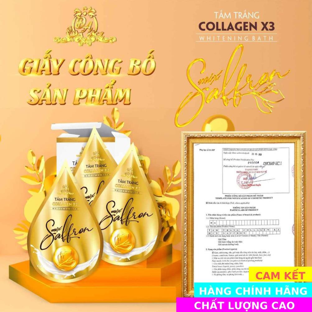 - Tắm trắng saffron X3 hàng chính hãng Mỹ Phẩm Đông Anh
