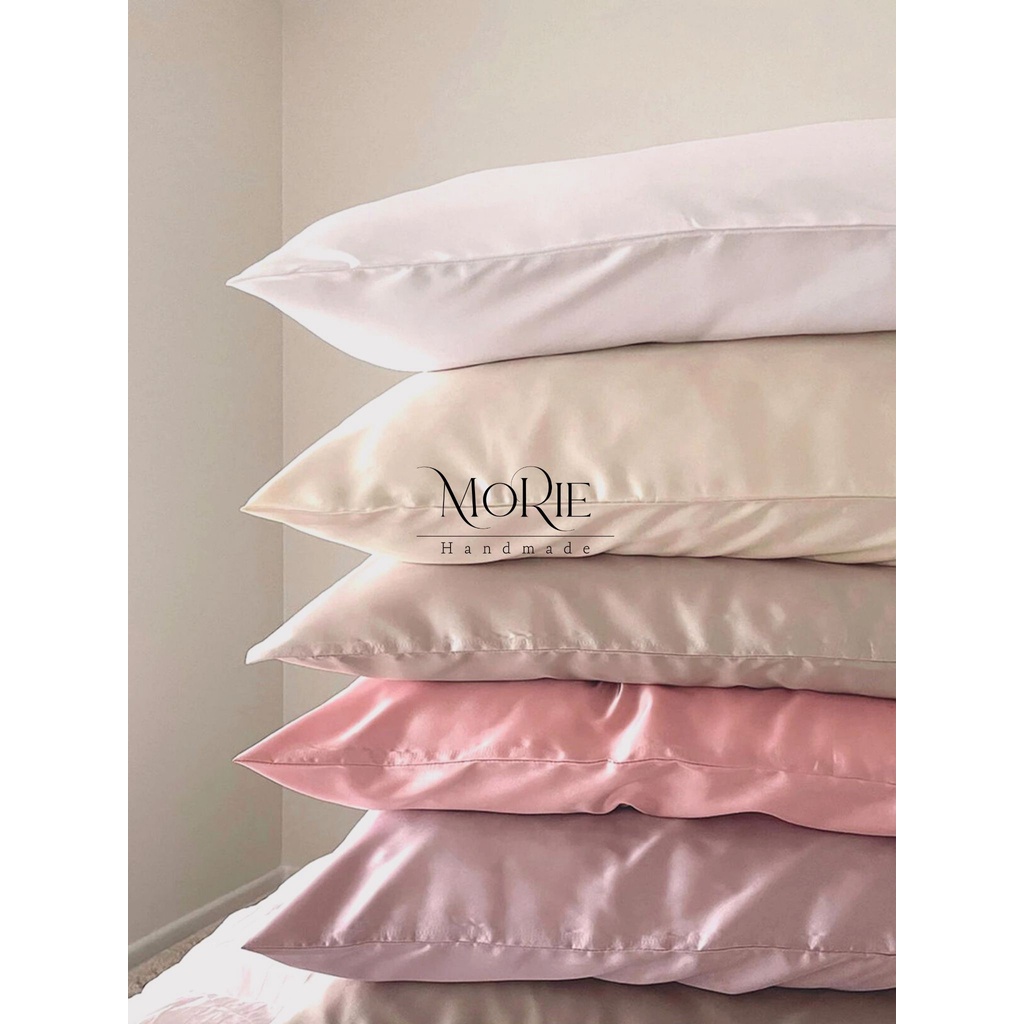 Vỏ Gối Lụa 100% Mulberry Cao Cấp ngăn nếp nhăn, chống lão hóa da và xơ rối tóc - Mulberry Silk Pillowcase