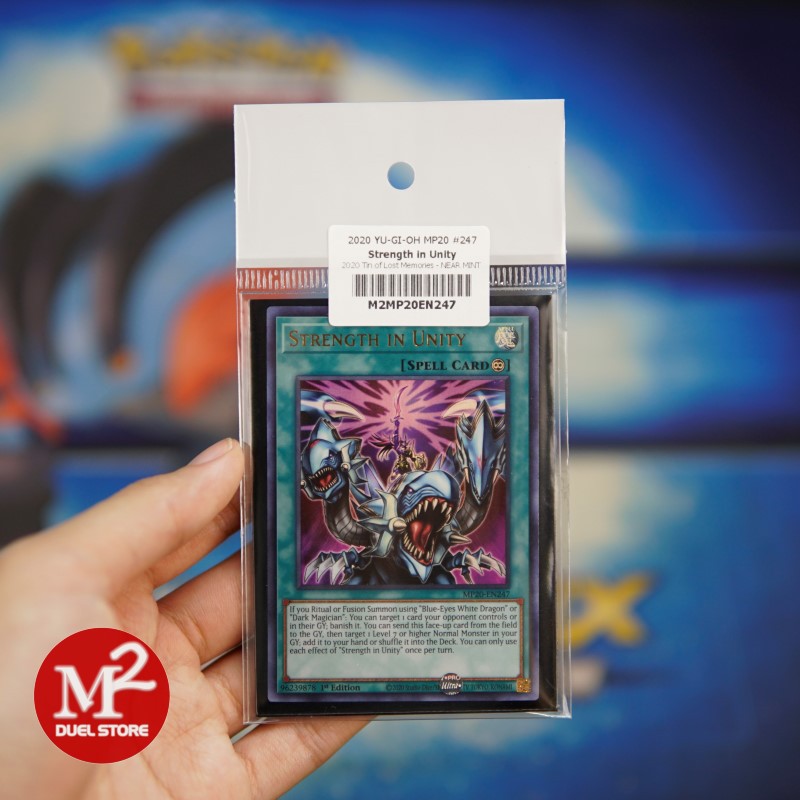 Lá bài Yugioh MP20-EN247 - Strength in Unity - Ultra Rare - Đóng gói theo tiêu chuẩn M2SCCQ-Lite