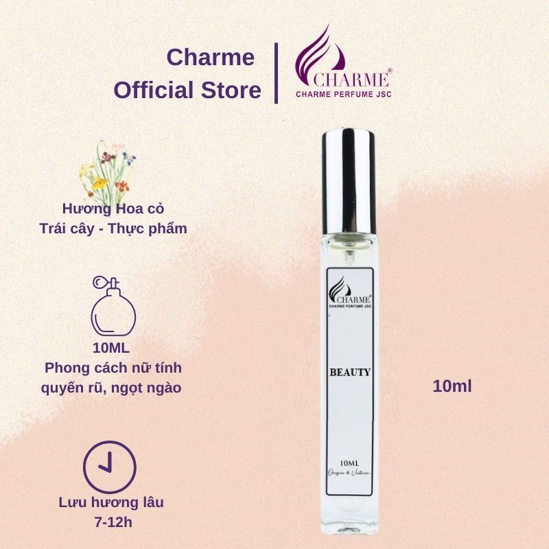 Nước hoa nữ Charme Beauty 10ml