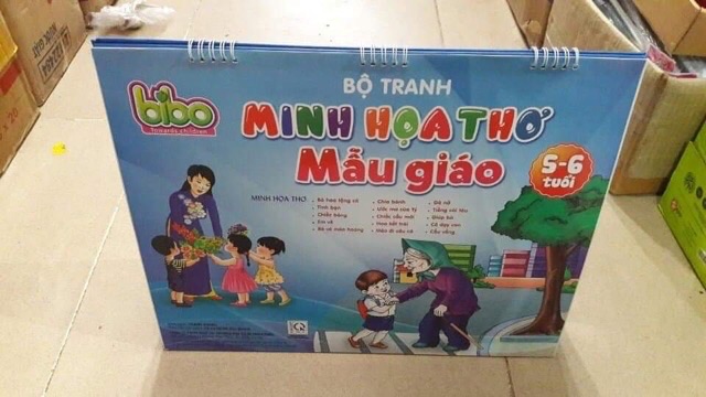 Tranh minh hoạ thơ và truyện cho bé các độ tuổi mầm non