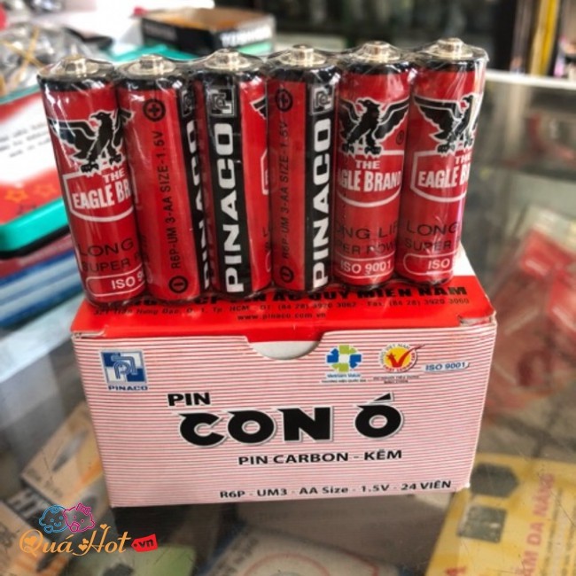 🌟 Hộp 24 Viên Pin Con Ó AA  R6P/UM3 1.5V 🌟