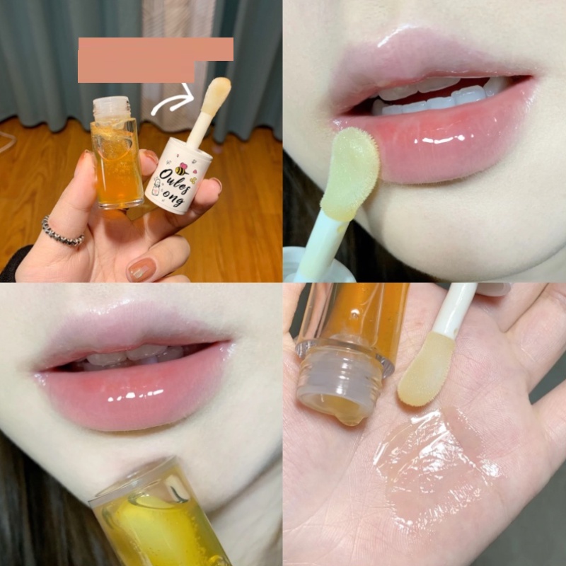 Son Dưỡng Môi OULESONG Chiết Xuất Mật Ong Dưỡng Ẩm Lâu Trôi