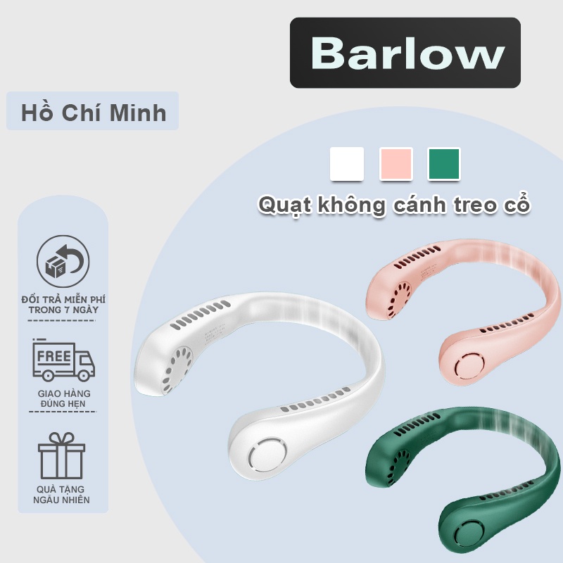 JIASHI Quạt mini cầm tay đeo cổ làm mát Thể thao Treo không có cánh Rảnh tay Cá nhân đeo quạt Có Thể Sử Dụng Trong 10H