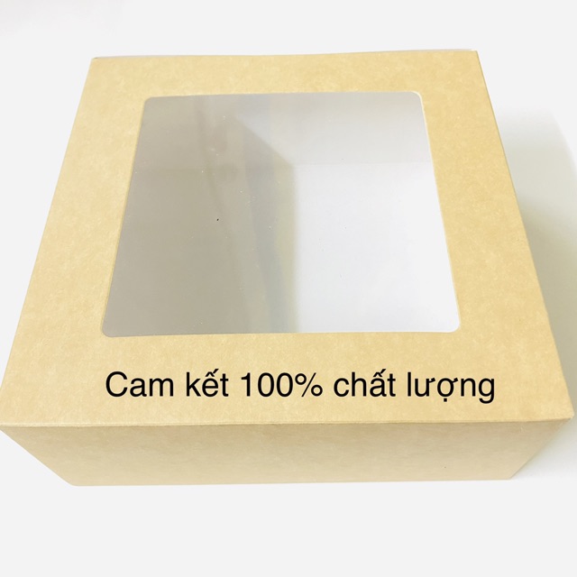 Hộp giấy kraft cao cấp siêu đẹp KT: 18x18x7.5 set 50 hộp