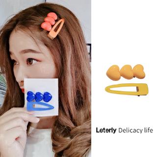 acrylic love hairpin girl broken hair Liu Haibian hairpin card back head spoon hair ornament F185