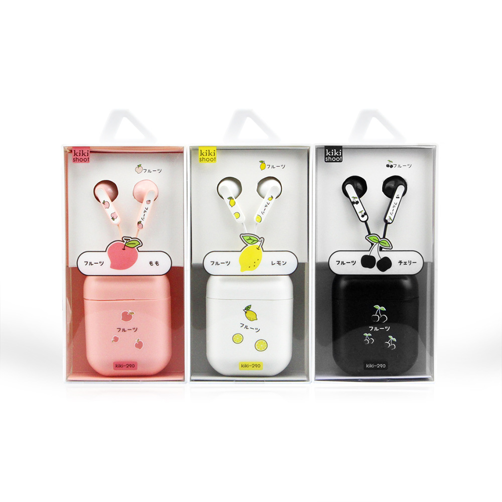 Tai Nghe Nhét Tai Có Dây Hình Hoạt Hình Có Lỗ Cắm 3.5mm Thông Dụng Cho Samsung 5 6S Plus