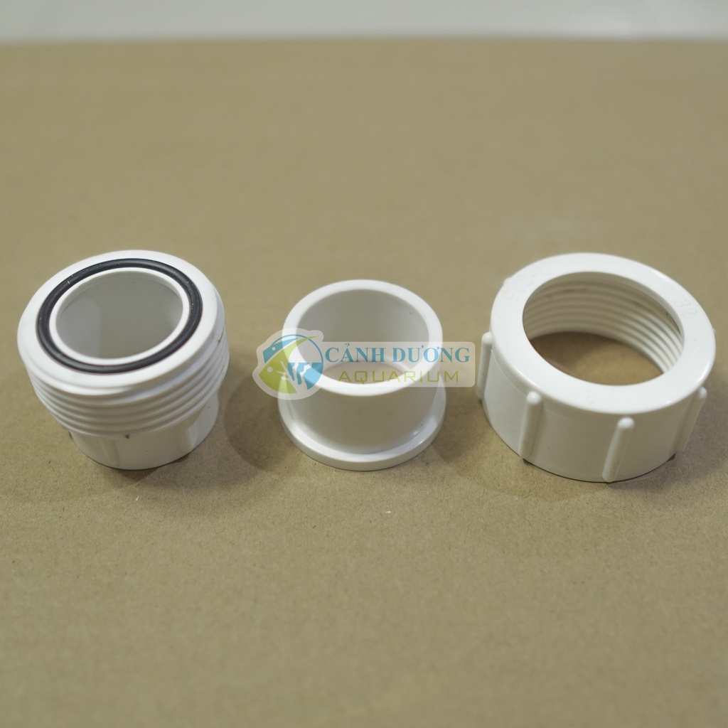 Rắc co U-PVC nối ống Phi 32-25-20 chuyên dùng cho hồ cá