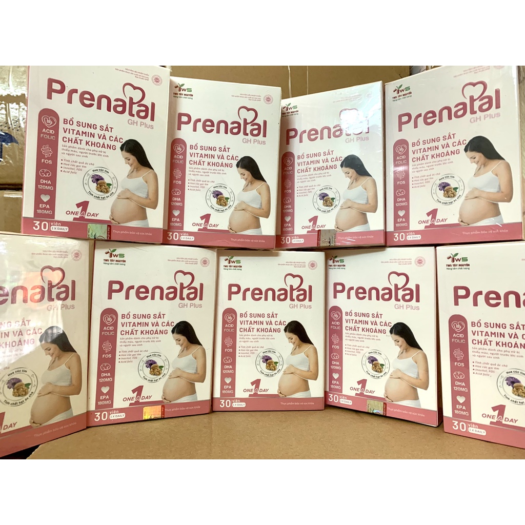 Vitamin tổng hợp cho bà bầu Prenatal - GH Hộp 30 viên