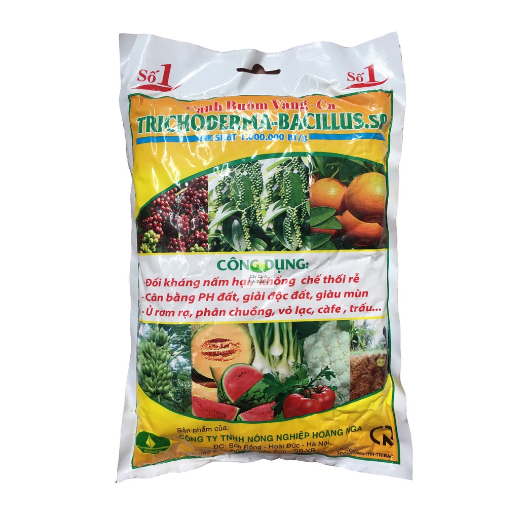 Nấm đối kháng Trichoderma, ủ phân hữu cơ gói 1kg