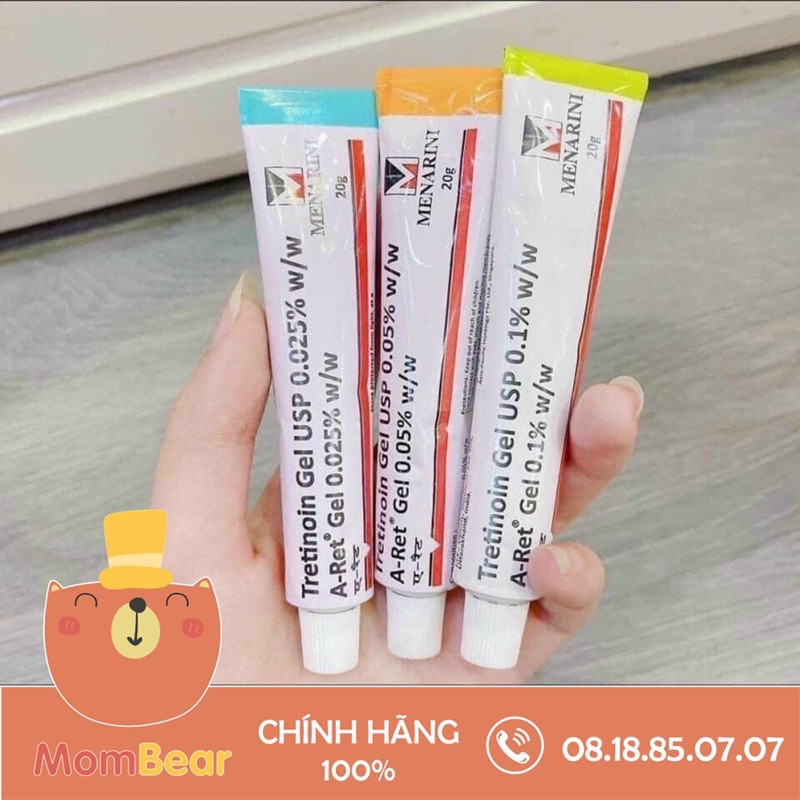 [Ship Nhanh]Tretinoin Aret Ấn Độ Dạng Gel USP giảm mụn ẩn mụn đầu đen tái tạo da trẻ khỏe hiệu quả