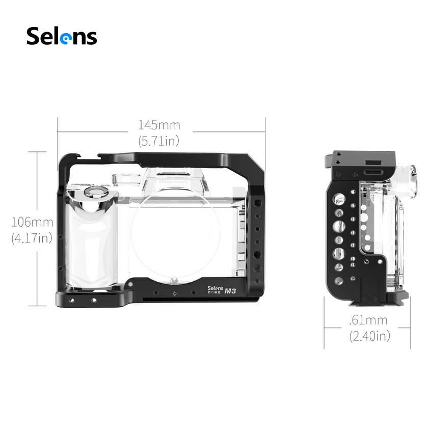 Selens Khung gắn máy ảnh thay thế cho Sony A7M3 AR3 A7S2 tiện dụng