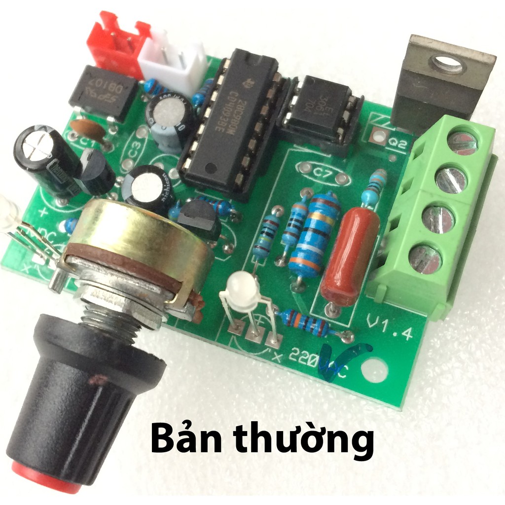 Mạch timer 1 chiết áp chỉnh thời gian trễ máy hàn điểm, hàn cell pin