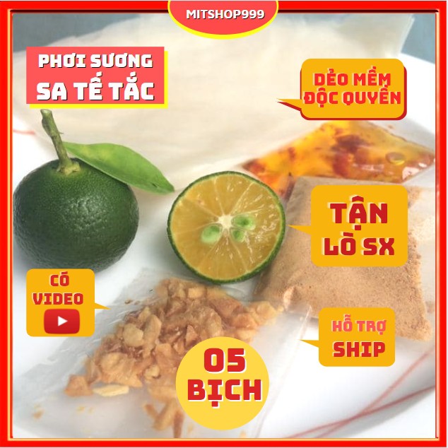 𝟬4 𝗕𝗜̣𝗖𝗛 🔥 Bánh Tráng Sa Tế Tắc 🔥  Bánh Tráng Muối Tắc 🔥 Bánh Phơi Sương Tây Ninh 🔥 Dẻo Mềm, Sa Tế Thơm, Tắc Chua Chua