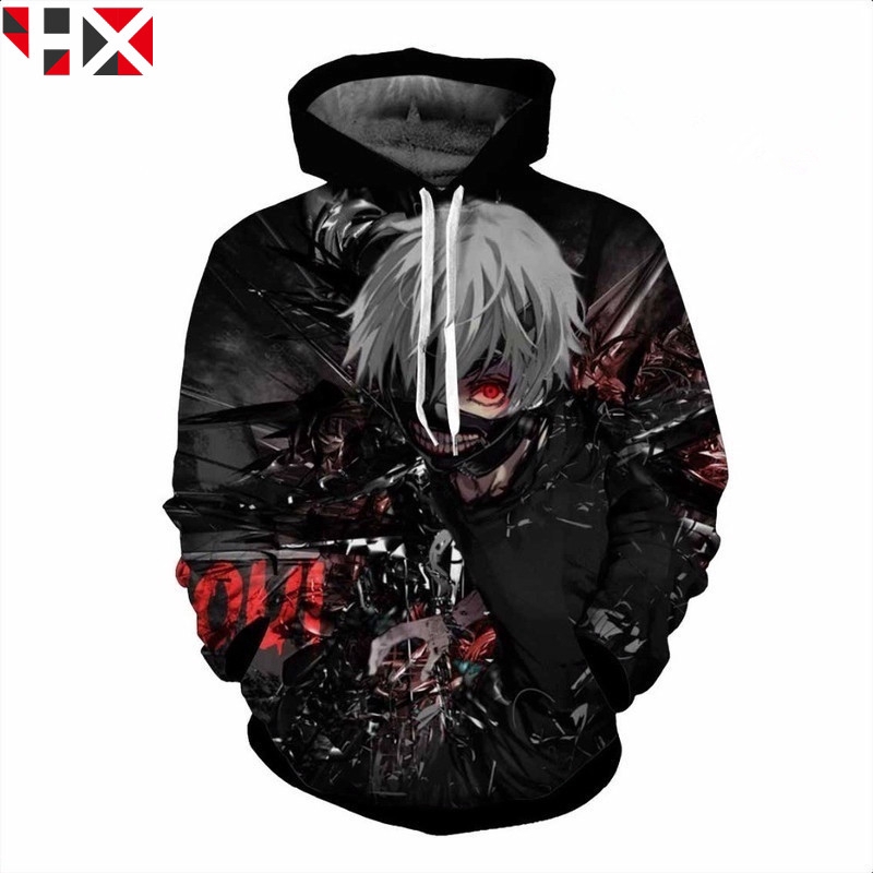 CLOOCL Classic Anime Tokyo Ghoul 3D Print Men Hoodies | BigBuy360 - bigbuy360.vn