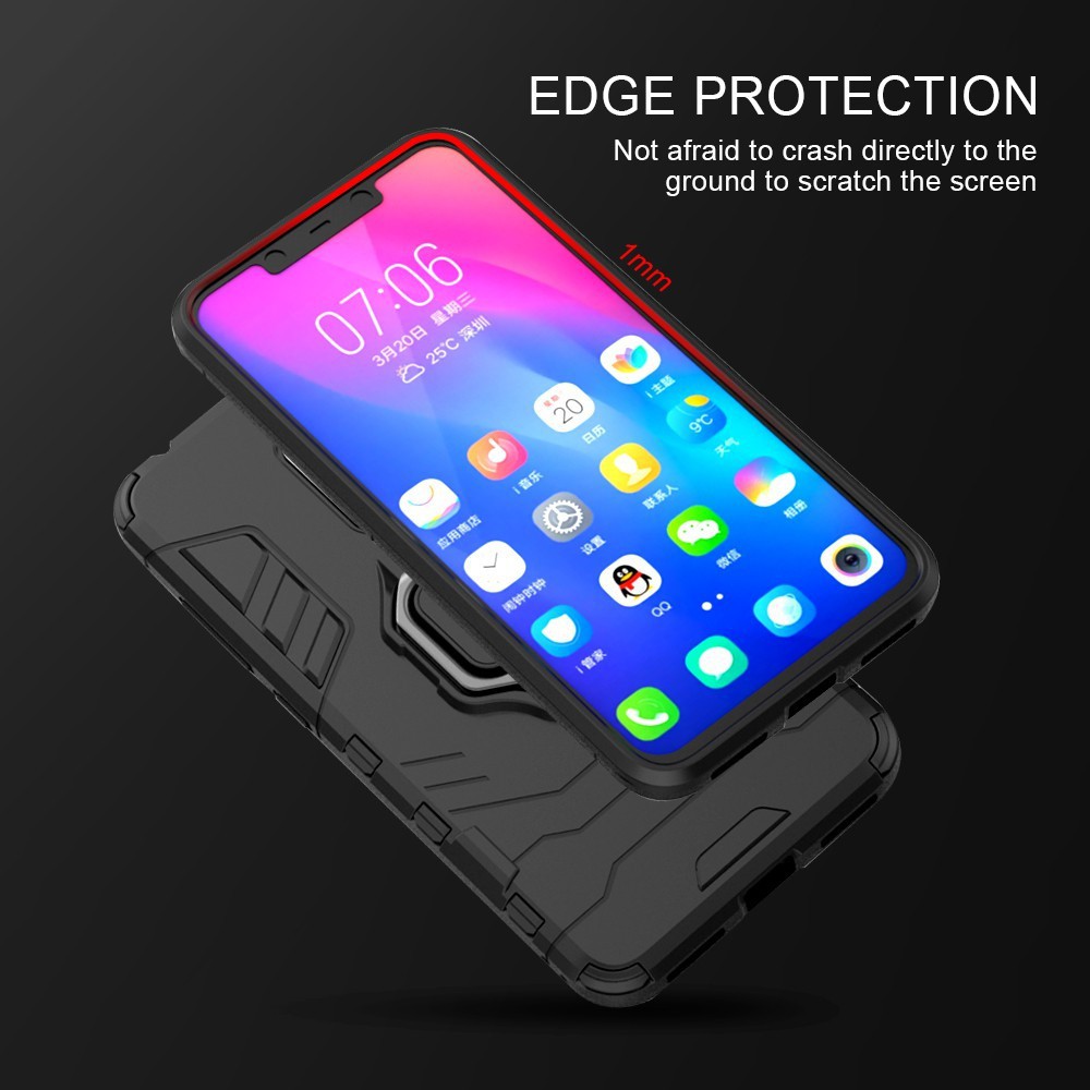 ốp lưng Giá đỡ tích hợp Vỏ bọc tương thích Cho OPPO A53S A54S A52 A53 A54 A57 A31 A32 A36 A39 A72 A92 A12S A16 A16S A17 A17K A16K A15 A9 A8 A7 A5S A3S Ốp từ tính cứng Case