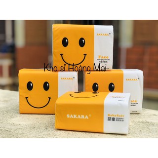 Combo 2 gói giấy Sakara siêu mềm mịn hàng cao cấp 4 lớp