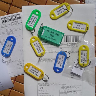 Thẻ Ghi Nhớ Gắn Móc Chìa Khóa, Móc Khóa Key Tag  -	Thẻ Ghi Nhớ Gắn Móc Chìa Khóa, Móc Khóa Key Tag được làm bằng nhựa