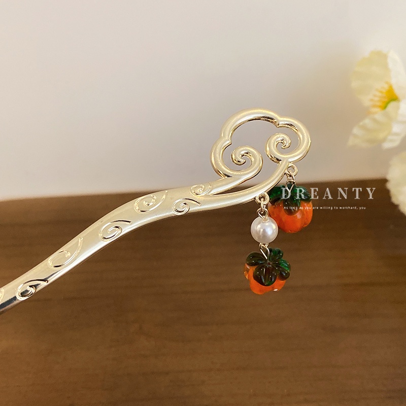 Trâm Cài Tóc Đính Hạt Ngọc Trai Phong Cách Trung Hoa Mới