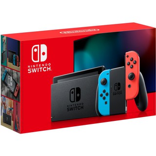 New Nintendo Switch Neon Blue & Red Joy‑Con, máy chơi game mới pin lâu bản 2019